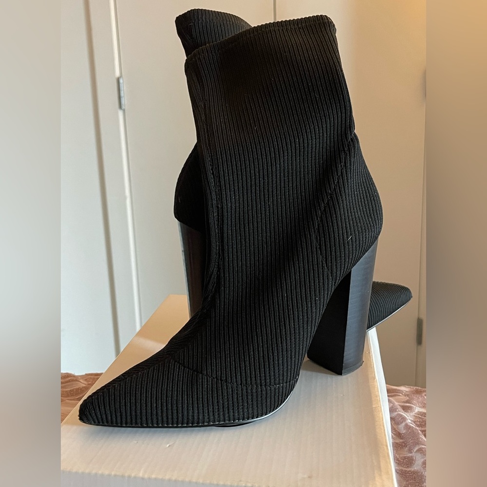 Steve Madden Black Ankle Boots